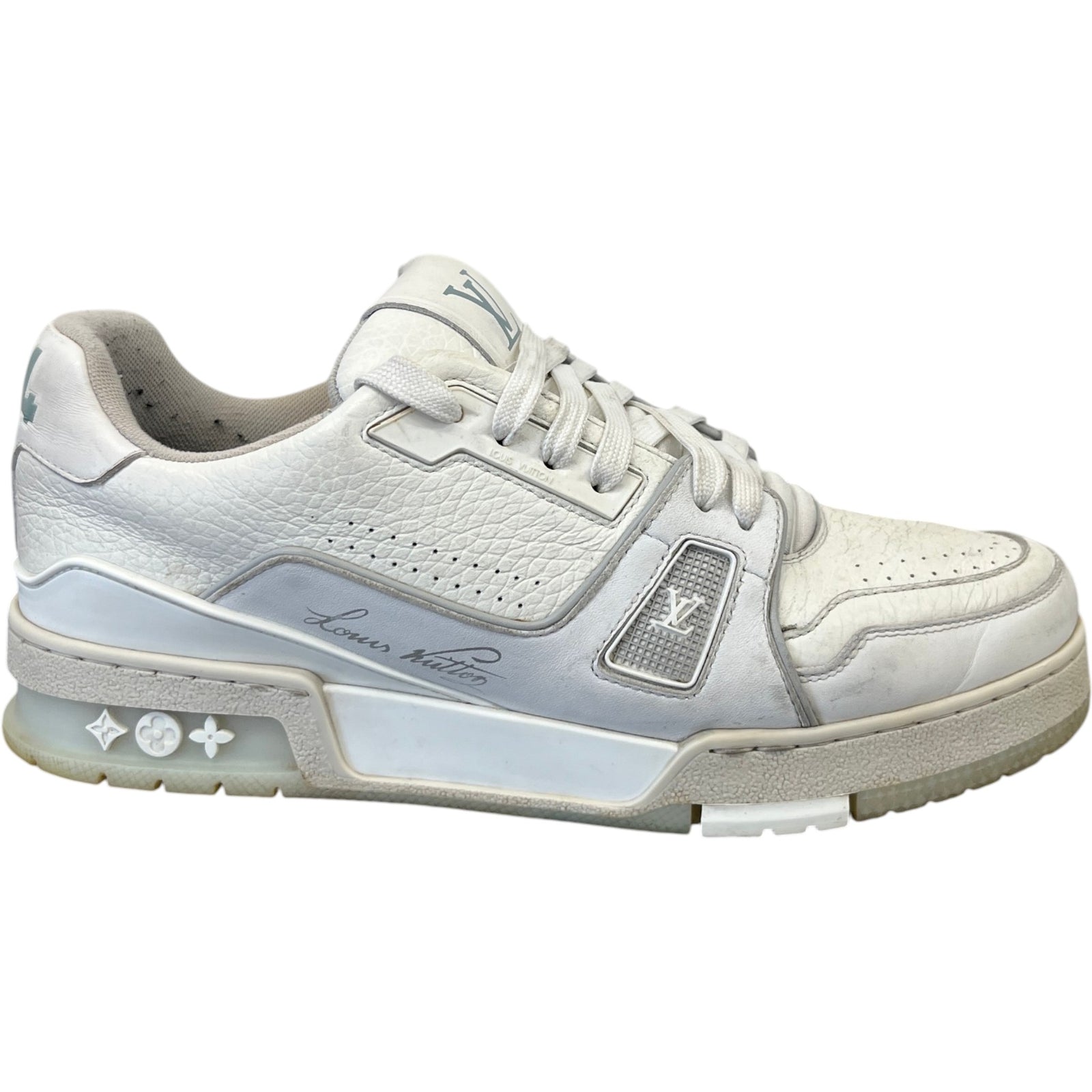 Men's Lv Low Trainers White Size EU 40 / UK 6 - Photo 1