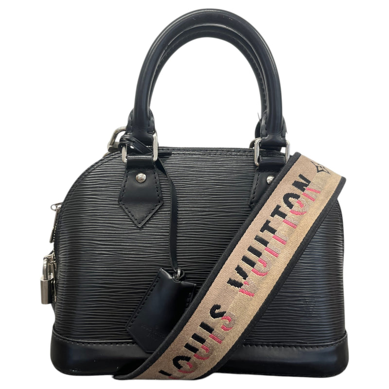 Women's Epi Leather Alma BB Handbag Black