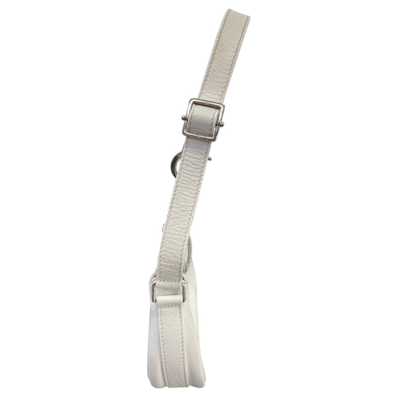 Women's D-Charm Pochette Shoulder Handbag White