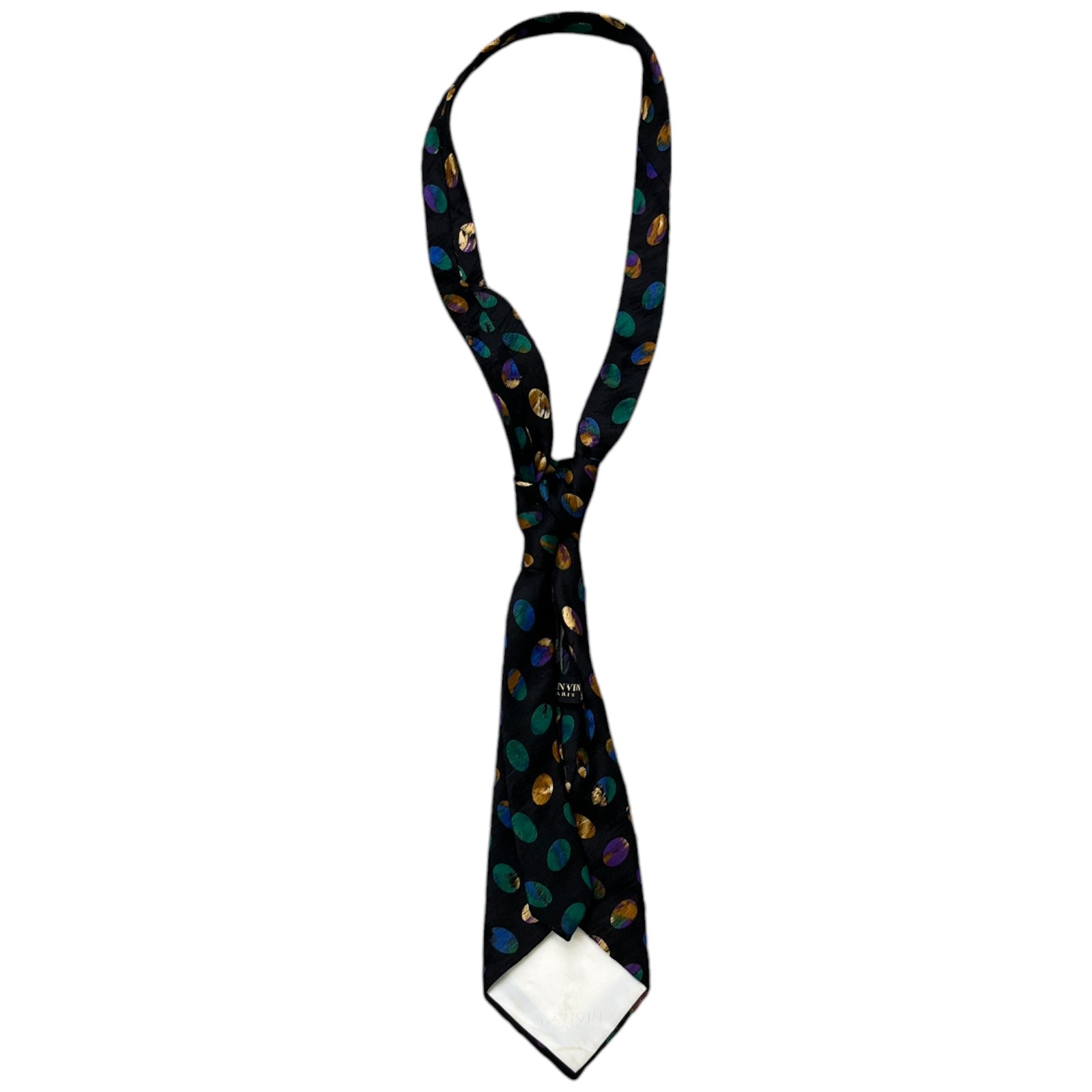 Men's Multicolour Tie Black - Photo 2