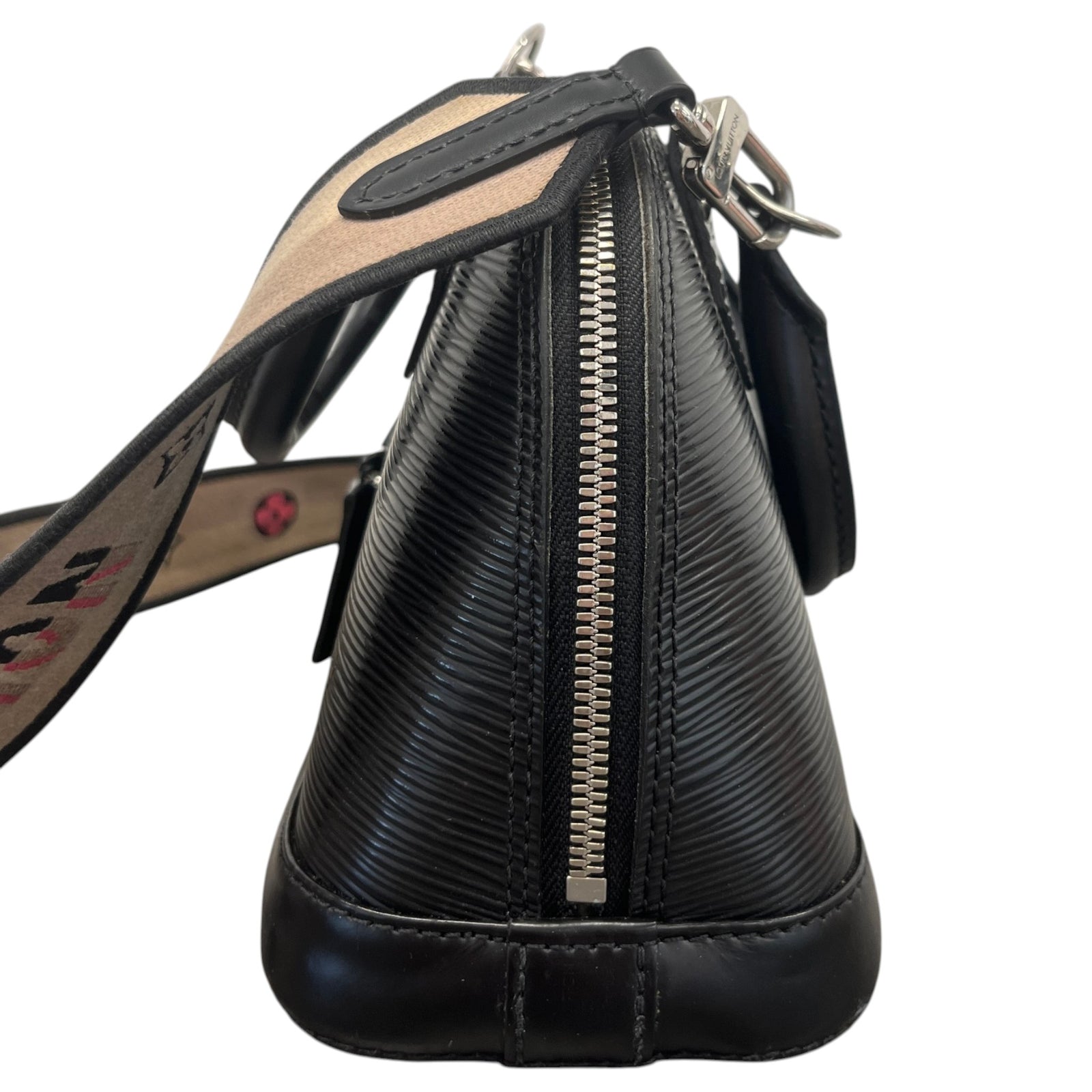 Women's Epi Leather Alma BB Handbag Black - Photo 6