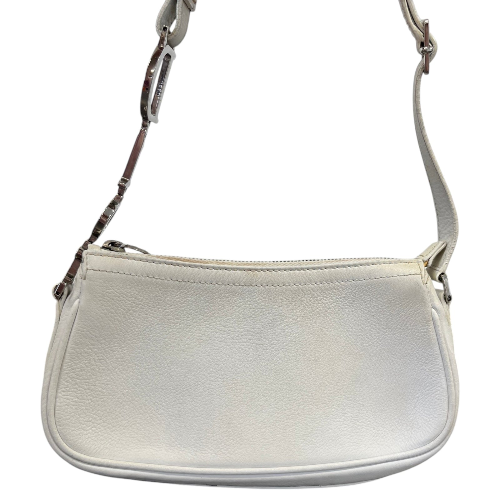 Women's D-Charm Pochette Shoulder Handbag White - Photo 4
