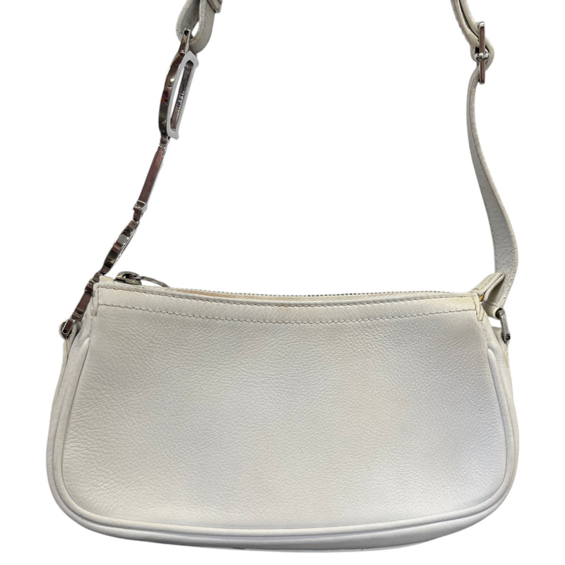 Women's D-Charm Pochette Shoulder Handbag White