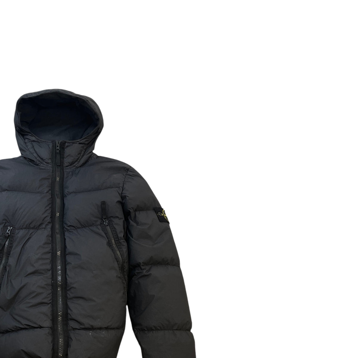 Men's Ripstop Down Jacket Black Size M - Photo 3