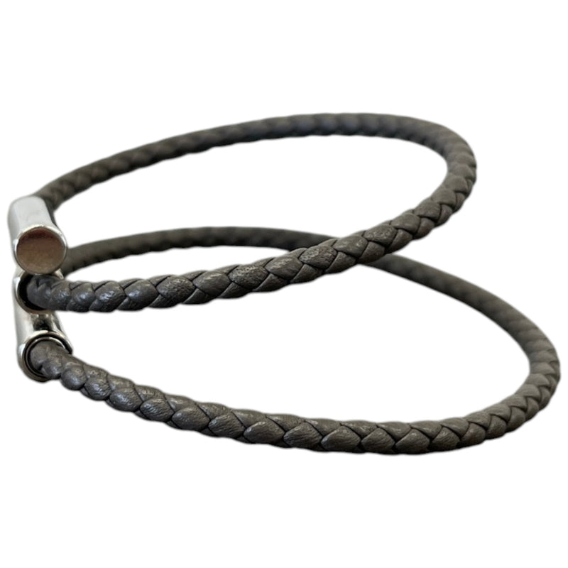 Men's Tournis Tresse Bracelet Grey