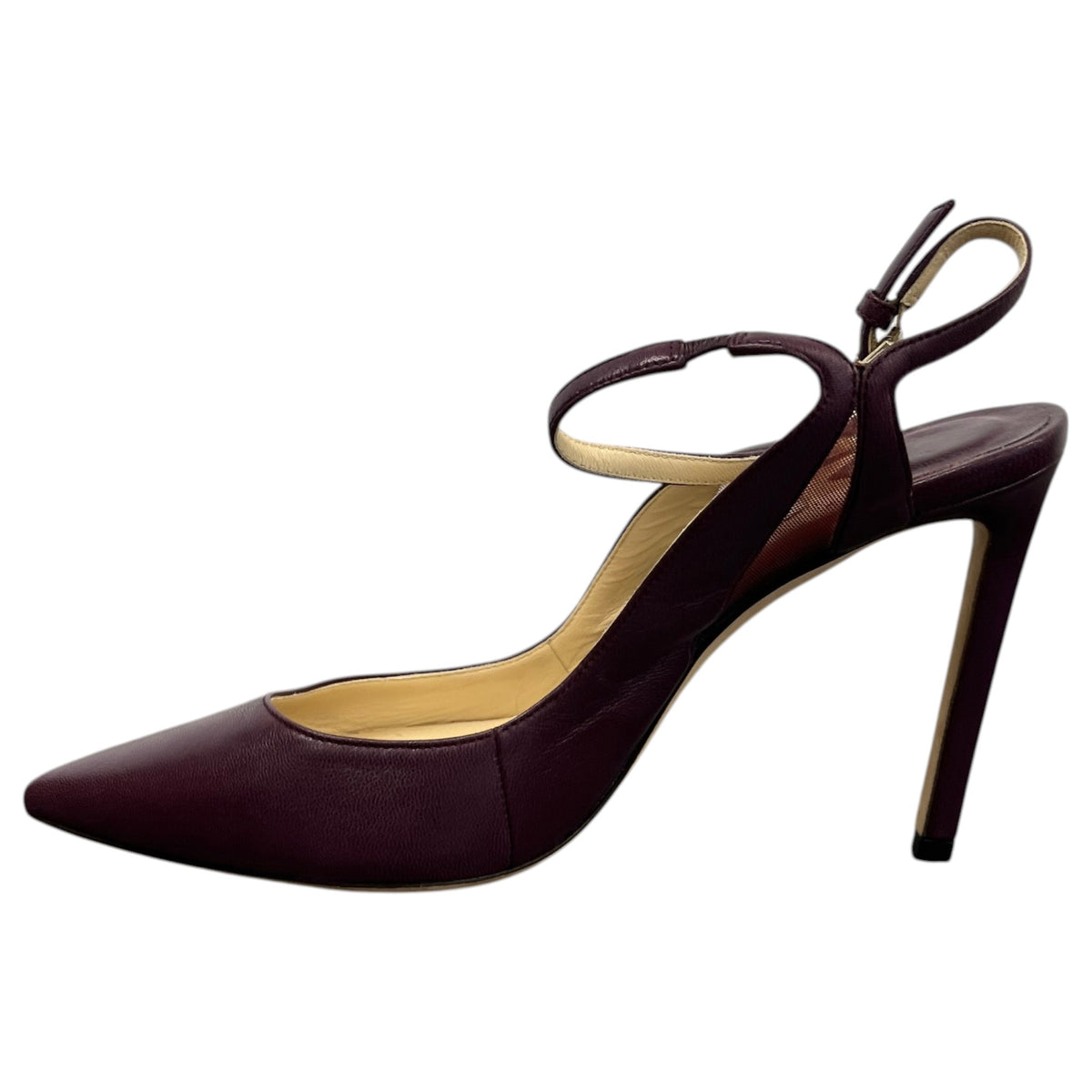 Women's Quinici Pointed Toe Heels Burgundy Size UK 4 / EU 37 - Photo 2