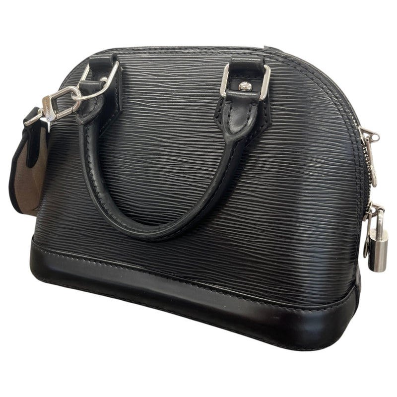 Women's Epi Leather Alma BB Handbag Black