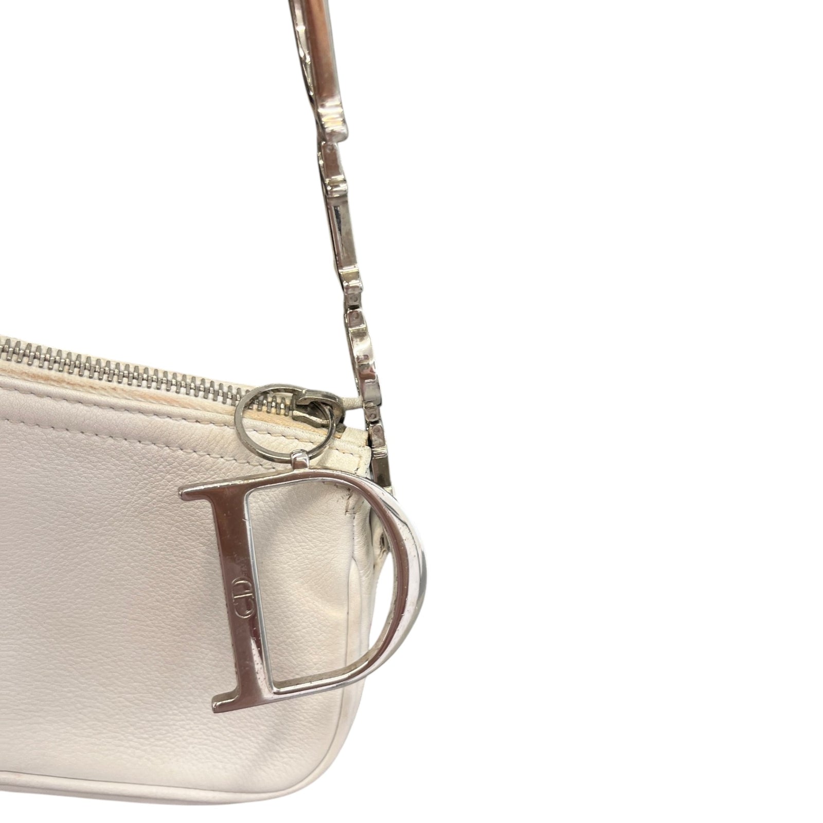Women's D-Charm Pochette Shoulder Handbag White - Photo 11
