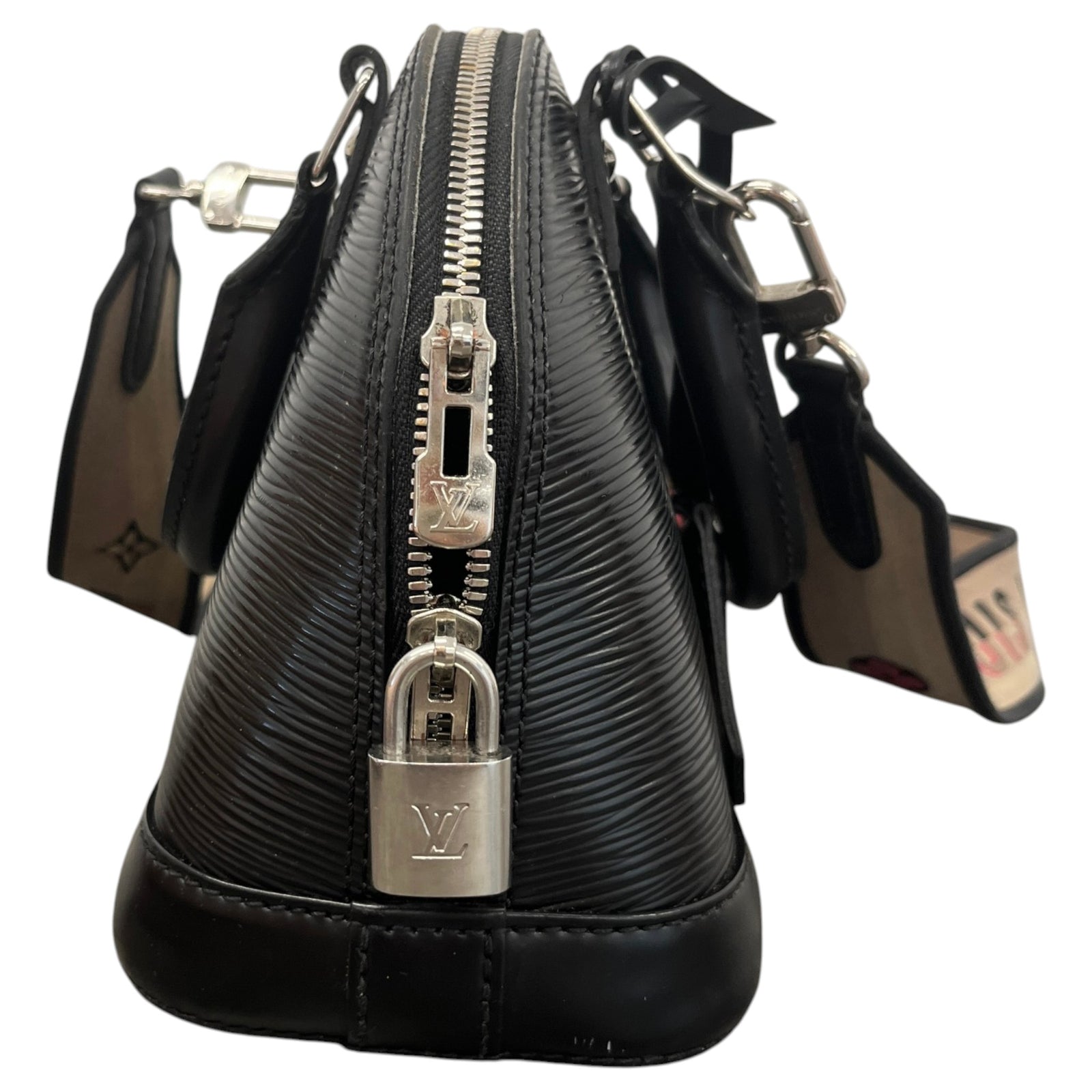 Women's Epi Leather Alma BB Handbag Black - Photo 7