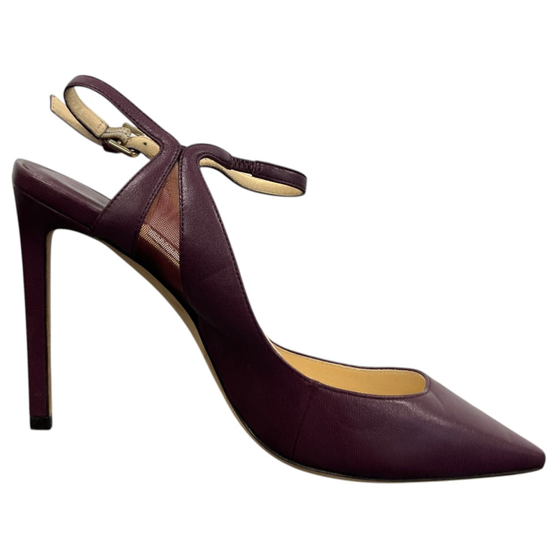 Women's Quinici Pointed Toe Heels Burgundy Size UK 4 / EU 37