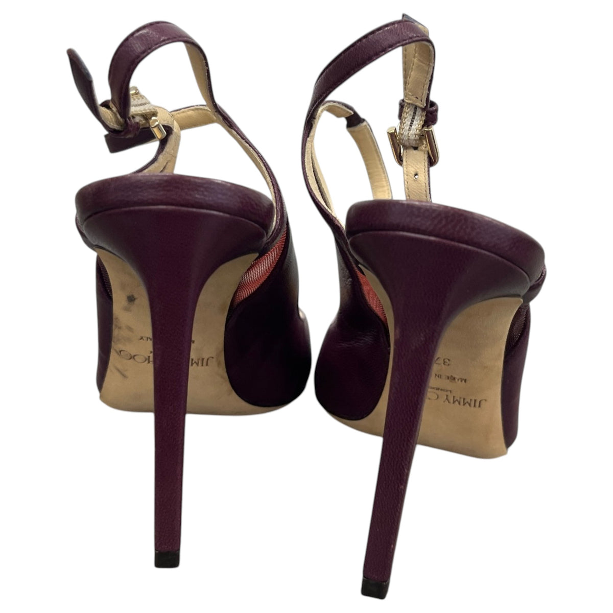 Women's Quinici Pointed Toe Heels Burgundy Size UK 4 / EU 37 - Photo 7