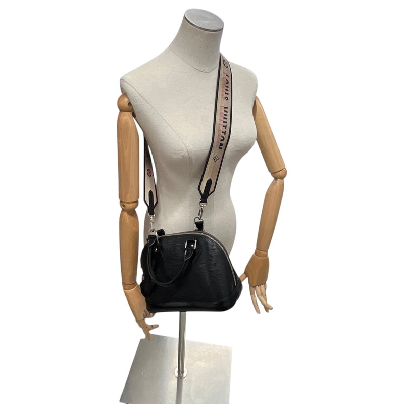 Women's Epi Leather Alma BB Handbag Black