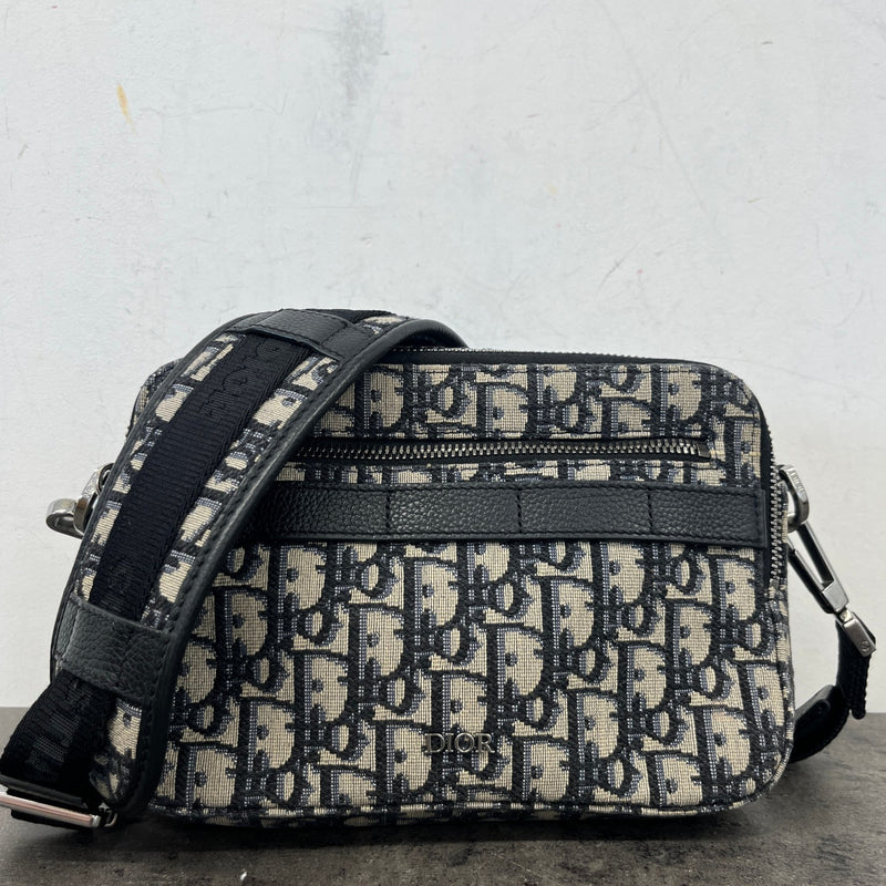 Men's Safari Messenger Bag Black