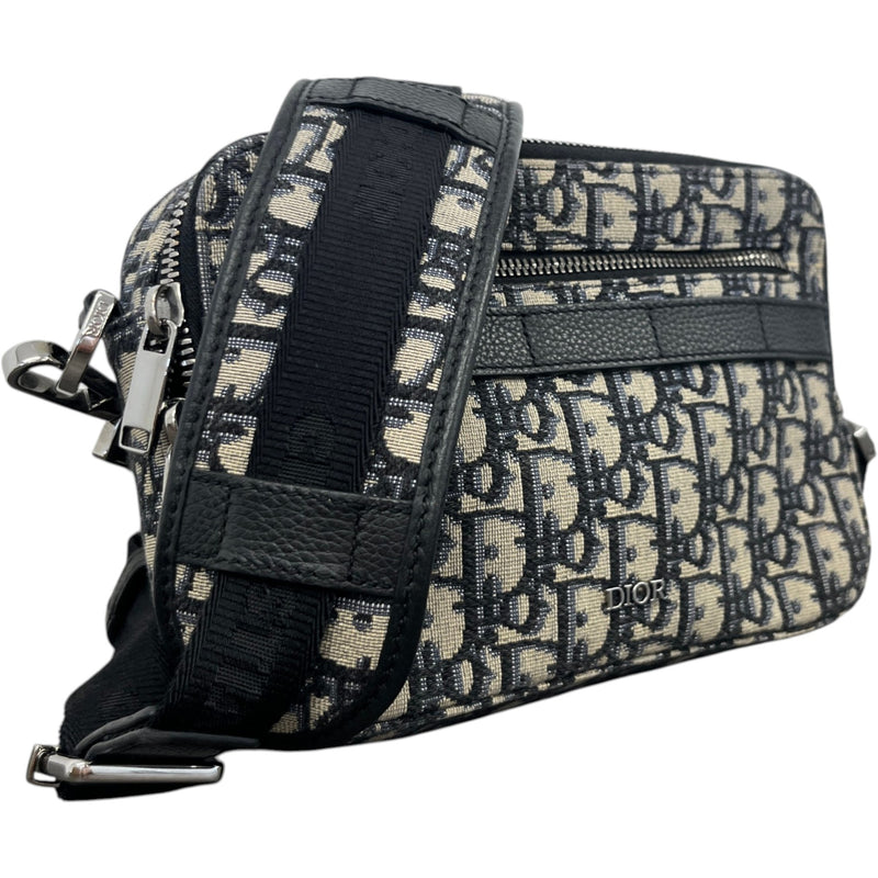 Men's Safari Messenger Bag Black