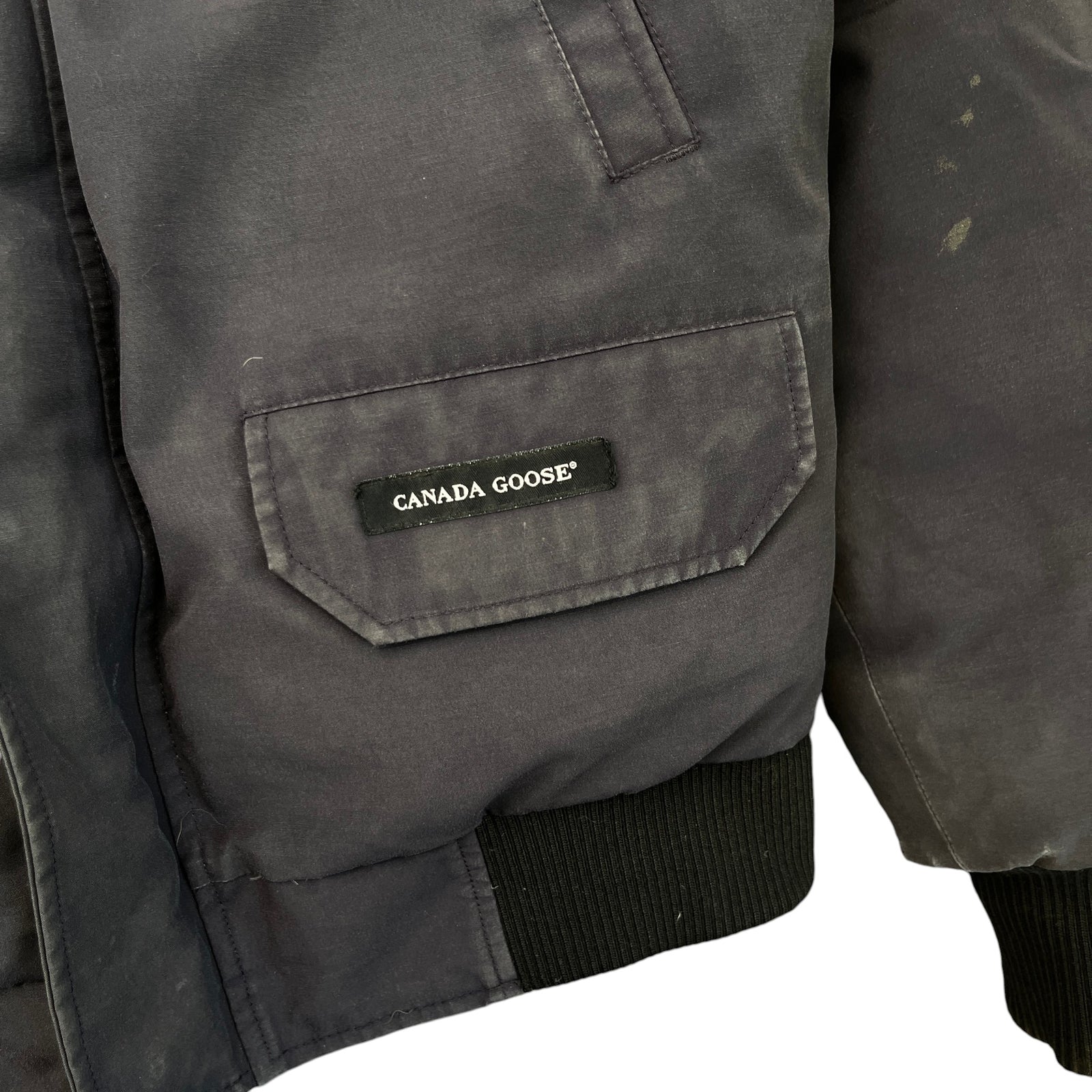 Men's Chilliwack Bomber Down Jacket Navy Size M - Photo 6