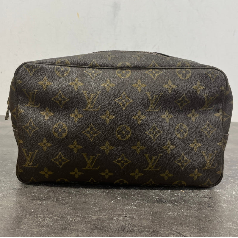 Women's Monogram Trousse Toilette Pouch Brown