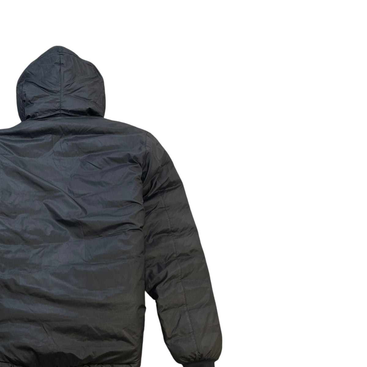 Men's Lodge Hooded Down Jacket Black Size M - Photo 4