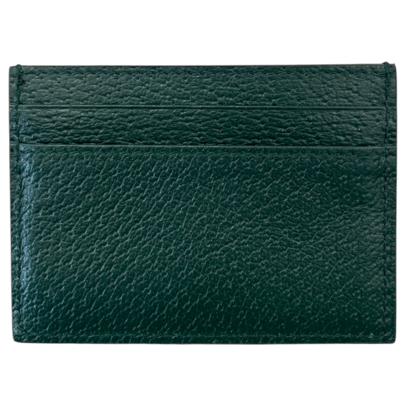 Men's Horsebit Card Holder Green