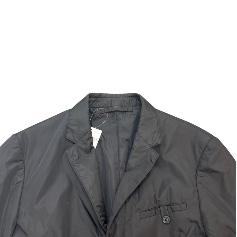 Men's Technical Nylon Blazer Down Jacket Black Size IT 52 / XL