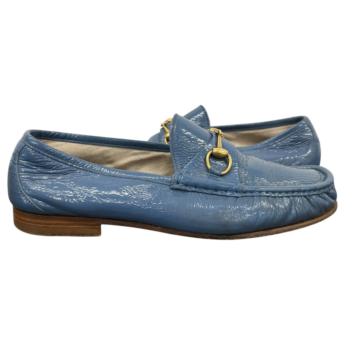 Men's Horsebit Loafers Blue Size UK 9 / EU 43 - Photo 3