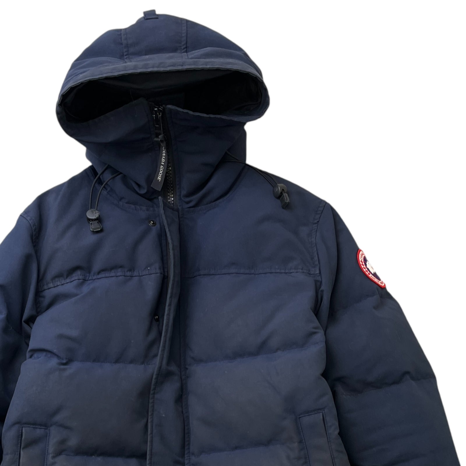 Men's Macmillan Parka Down Jacket Navy Size M - Photo 3