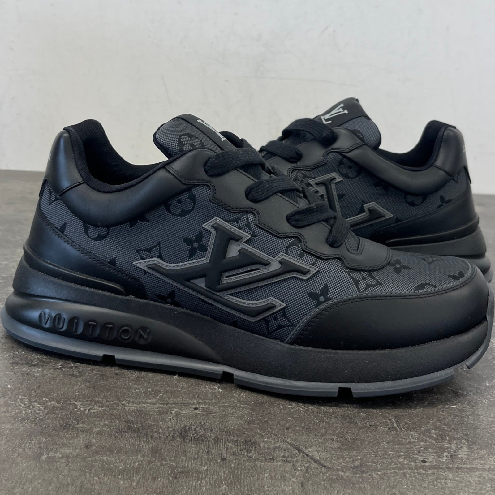 Men's LV Low Trainers Black Size UK 8.5 / EU 42.5 - Photo 12