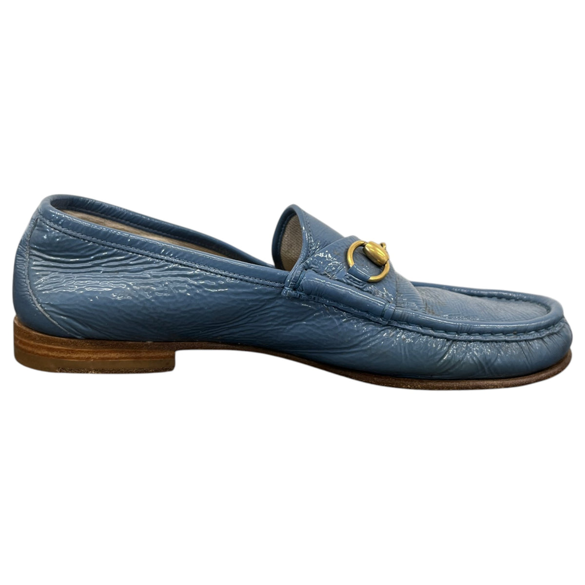 Men's Horsebit Loafers Blue Size UK 9 / EU 43 - Photo 4