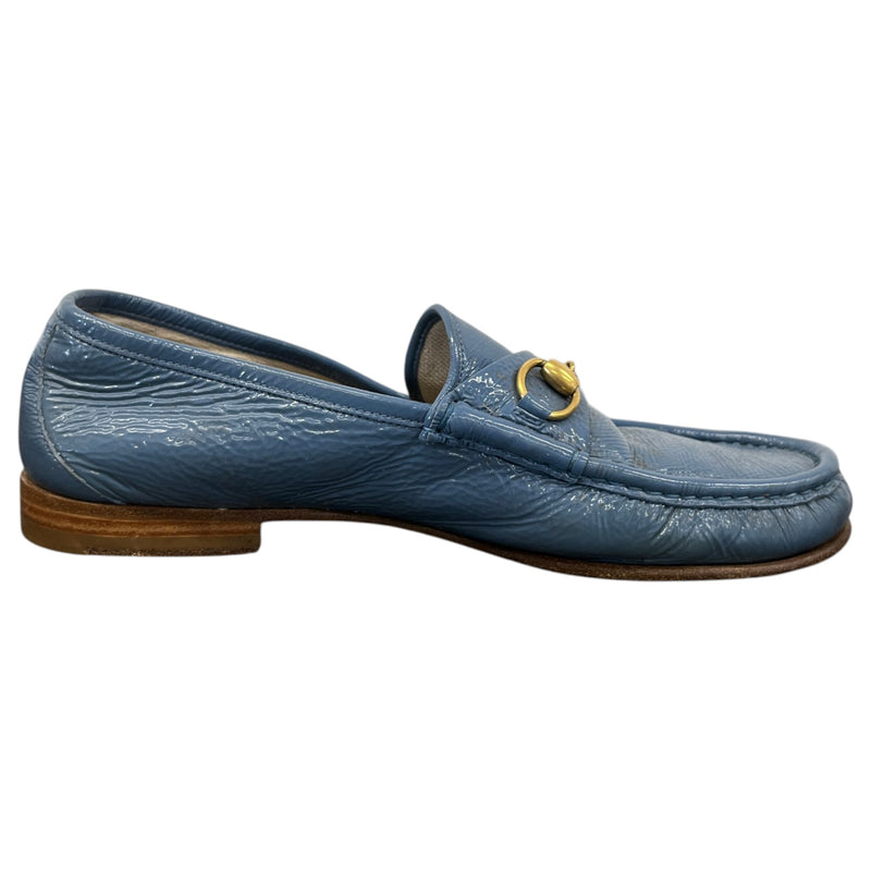 Men's Horsebit Loafers Blue Size UK 9 / EU 43