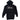 Men's Oversized Logo Print Hoodie Black Size S