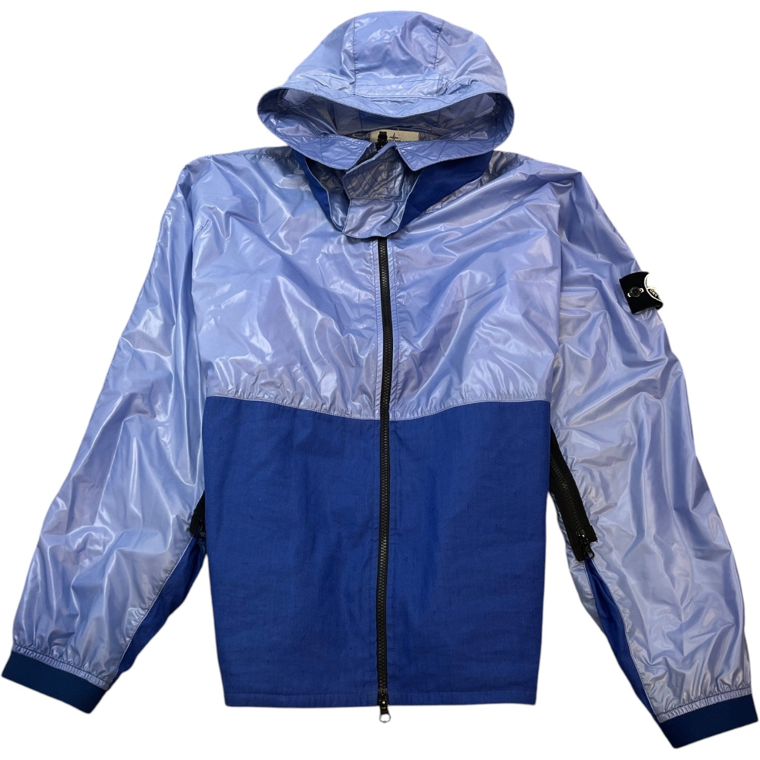 Men's Applique Logo Heat Reactive Jacket Blue Size XL - Photo 1