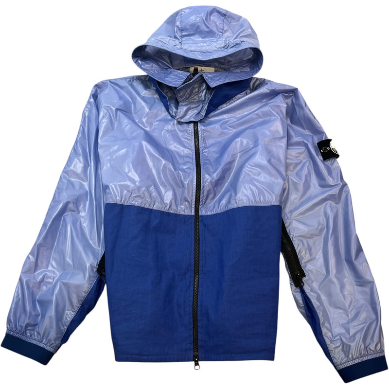 Men's Applique Logo Heat Reactive Jacket Blue Size XL