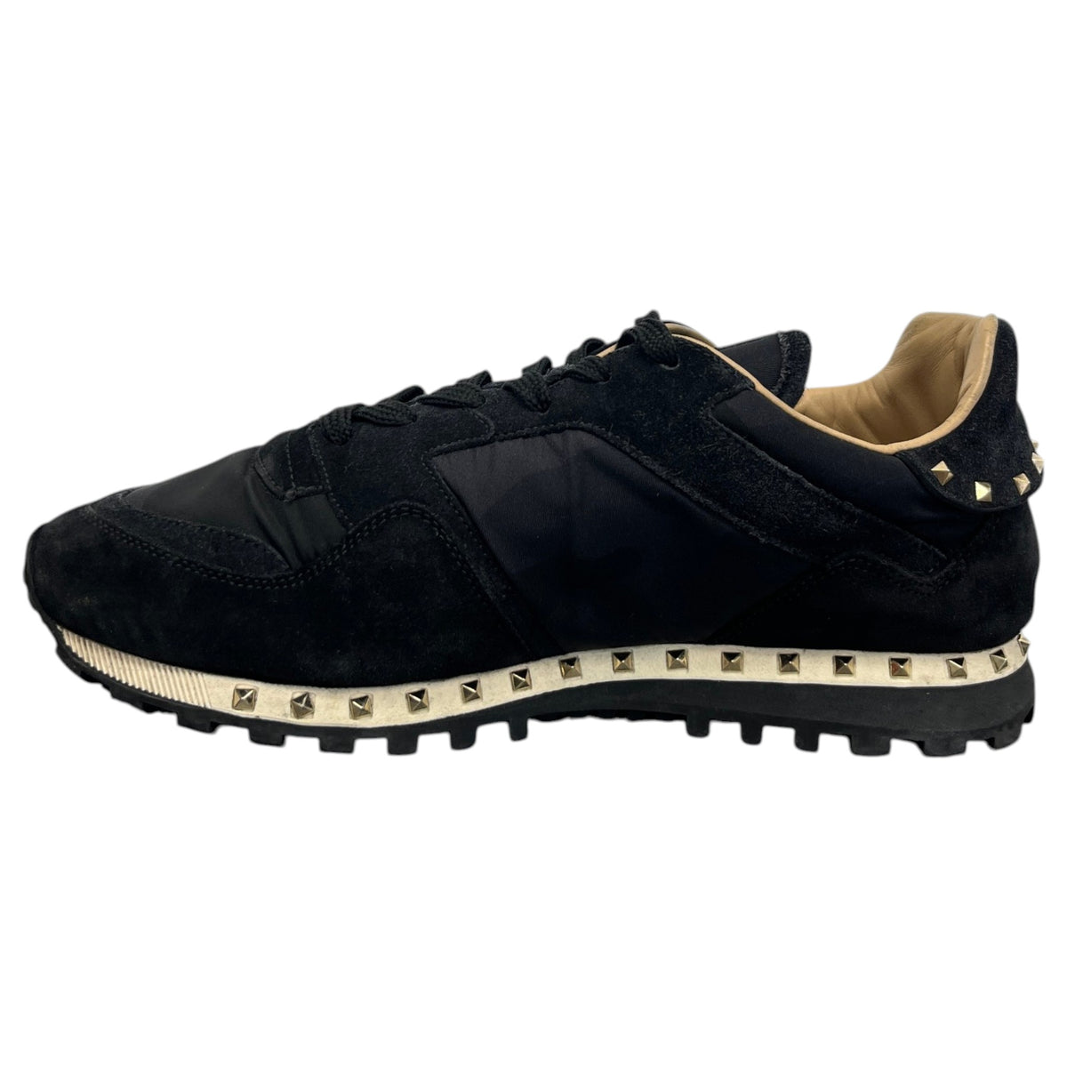 Men's Rockstud Low Trainers Black Size UK 7 / EU 41 - Photo 2
