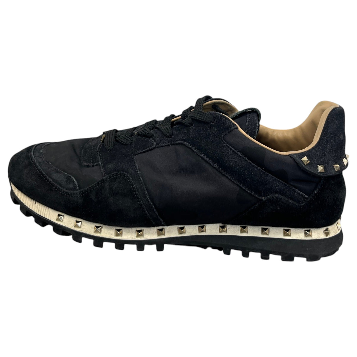 Men's Rockstud Low Trainers Black Size UK 7 / EU 41 - Photo 5