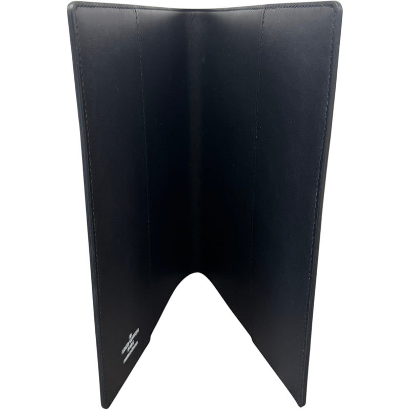 Men's Monogram Eclipse LV Graffiti Auguste Notebook Cover Wallet Black