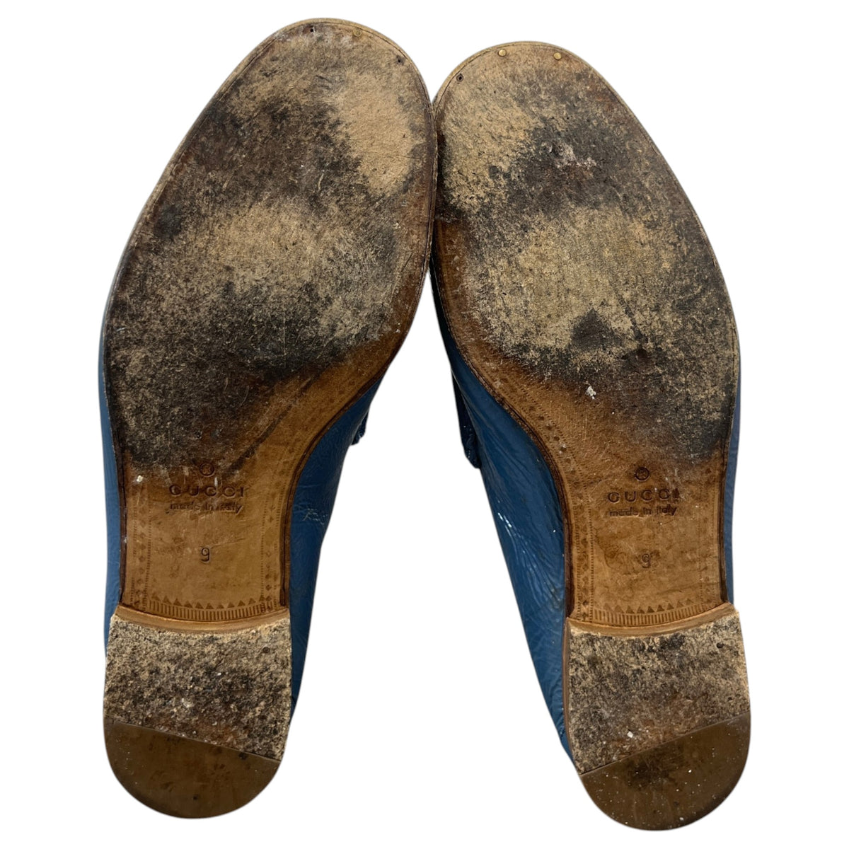 Men's Horsebit Loafers Blue Size UK 9 / EU 43 - Photo 11