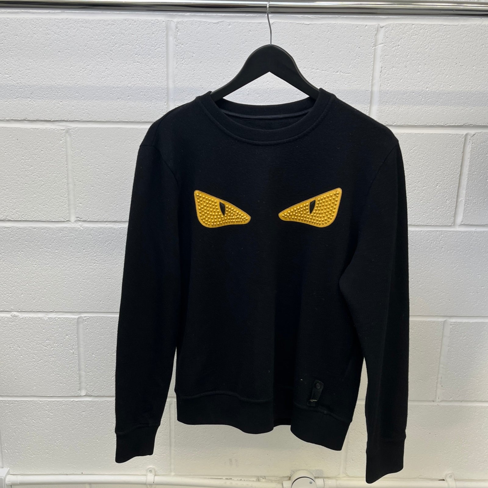 Men's Monster Eye Sweatshirt Black Size IT 48 / UK M - Photo 8