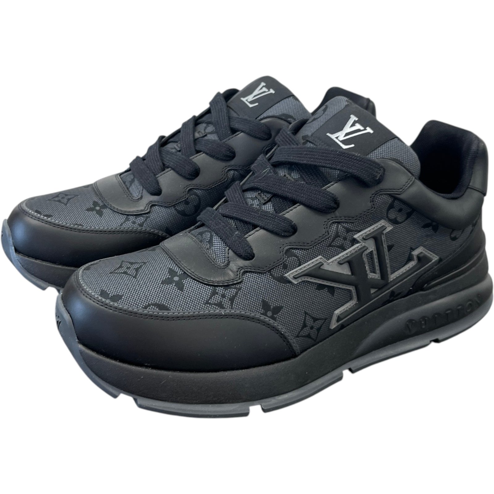 Men's LV Low Trainers Black Size UK 8.5 / EU 42.5 - Photo 9