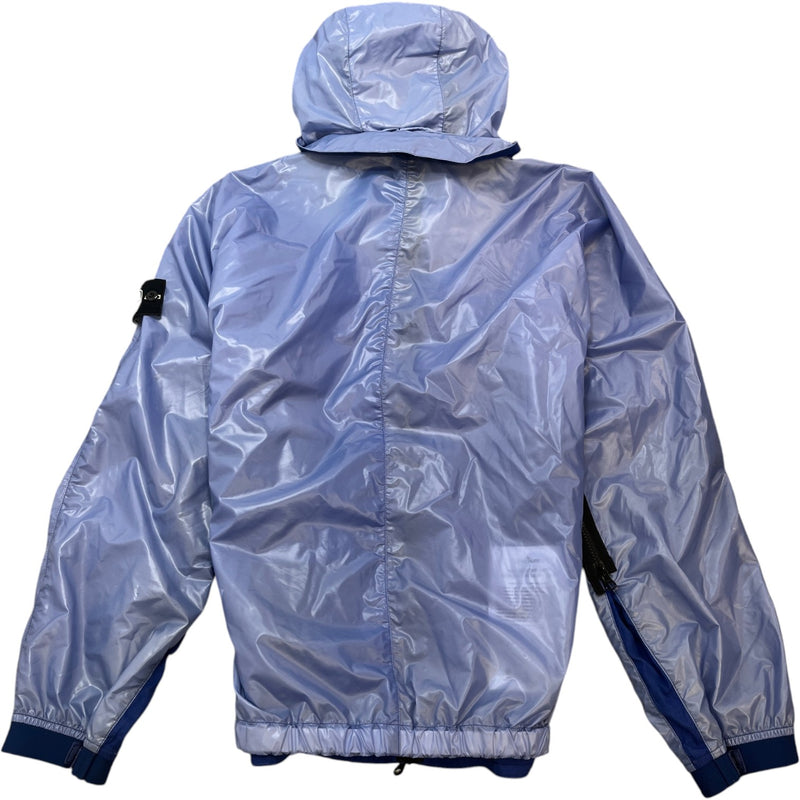 Men's Applique Logo Heat Reactive Jacket Blue Size XL