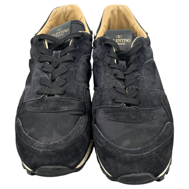 Men's Rockstud Low Trainers Black Size UK 7 / EU 41