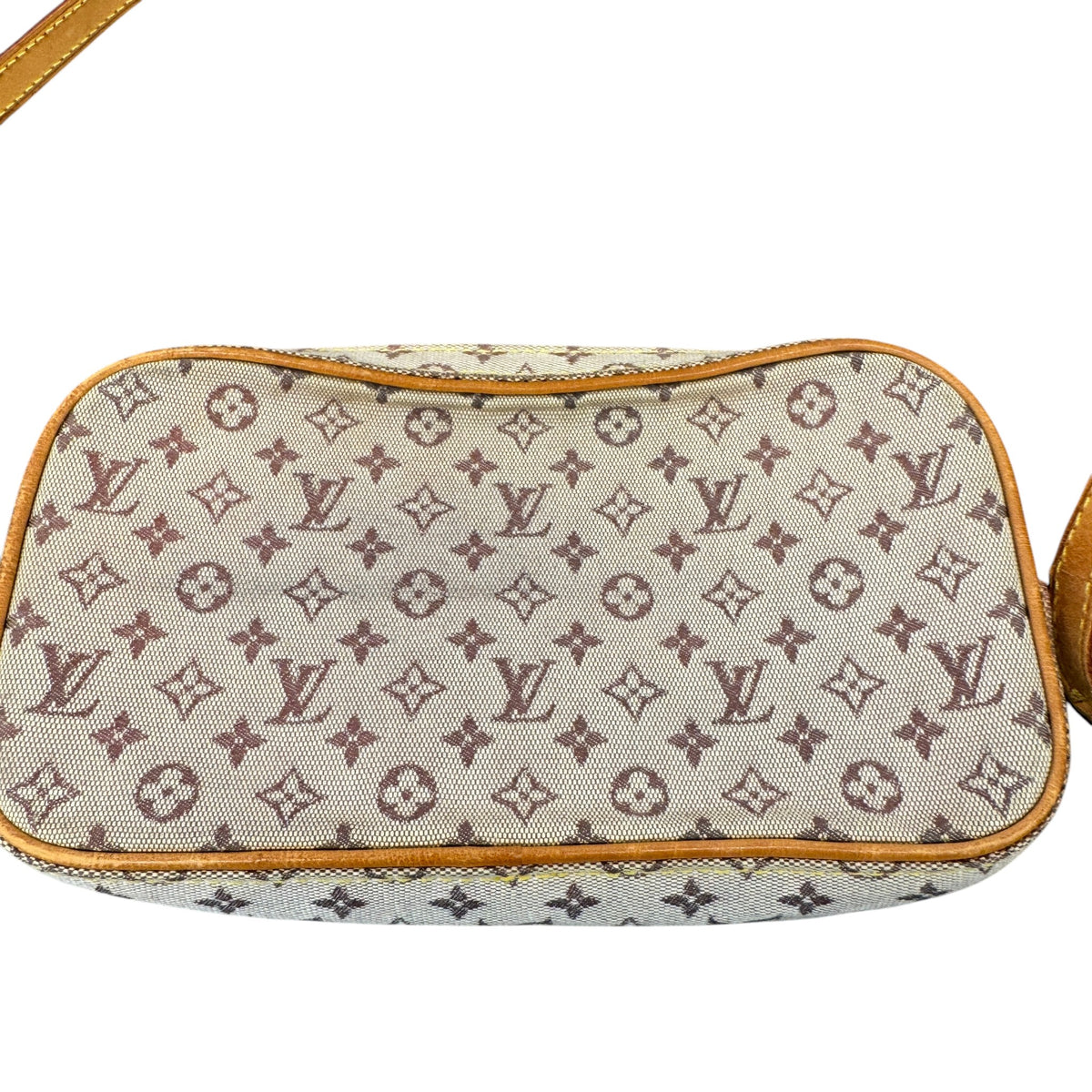 Women's Monogram Mini Lin Juliette Crossbody Bag Beige - Photo 3
