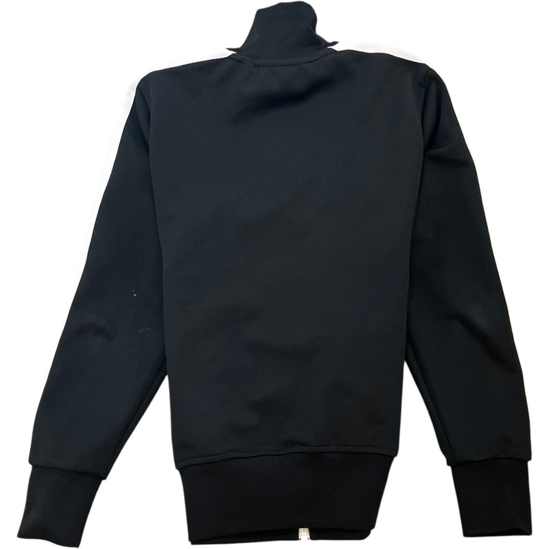 Men's Logo Print Track Jacket Black Size S