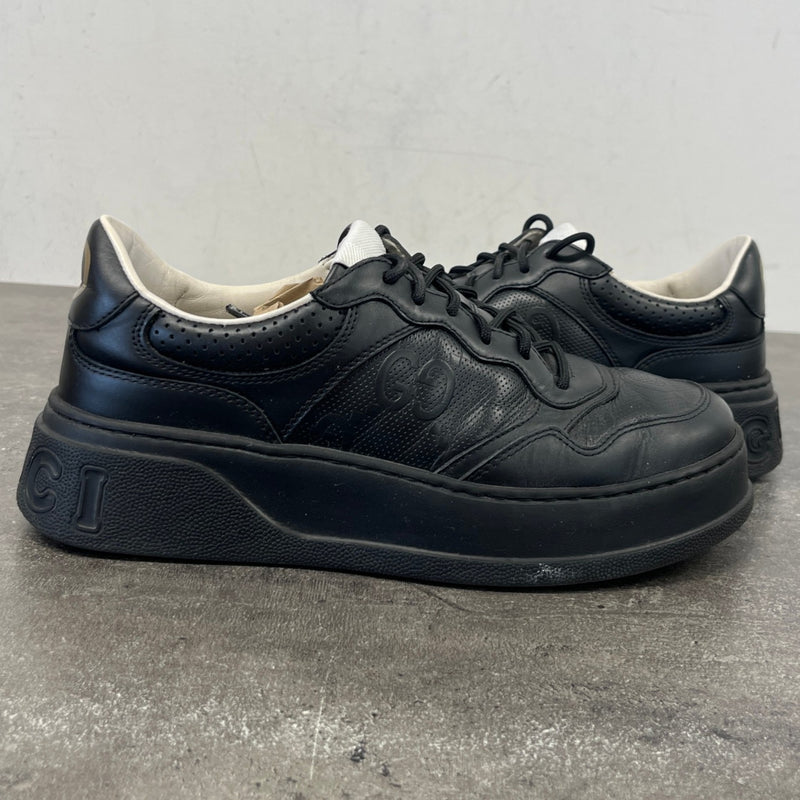 Men's GG Tennis Low Trainers Black Size UK 6.5 / EU 40.5