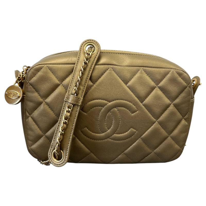 Women's Cc Matelasse Camera Bag Gold