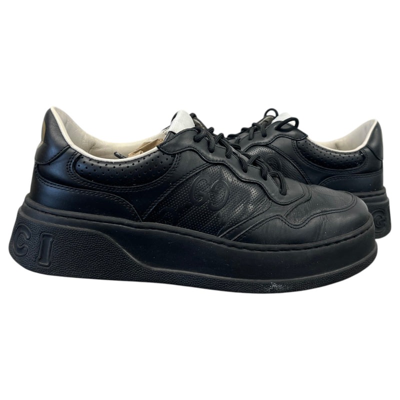 Men's GG Tennis Low Trainers Black Size UK 6.5 / EU 40.5