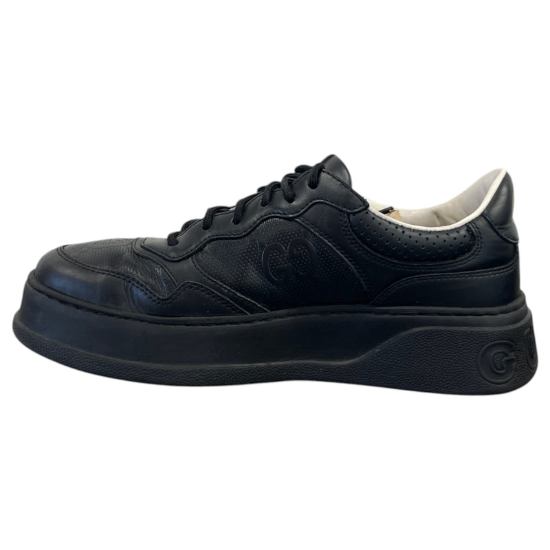 Men's GG Tennis Low Trainers Black Size UK 6.5 / EU 40.5