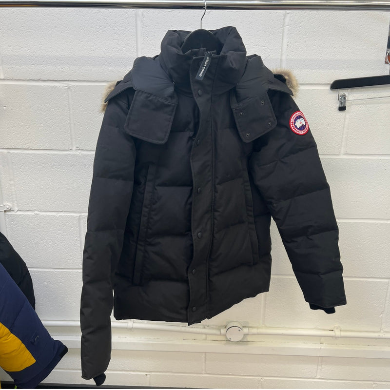 Men's Wyndham Parka Down Jacket Black Size S