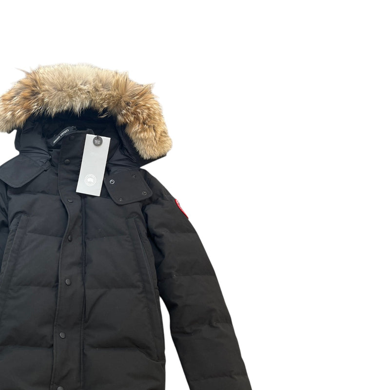 Men's Wyndham Parka Down Jacket Black Size S