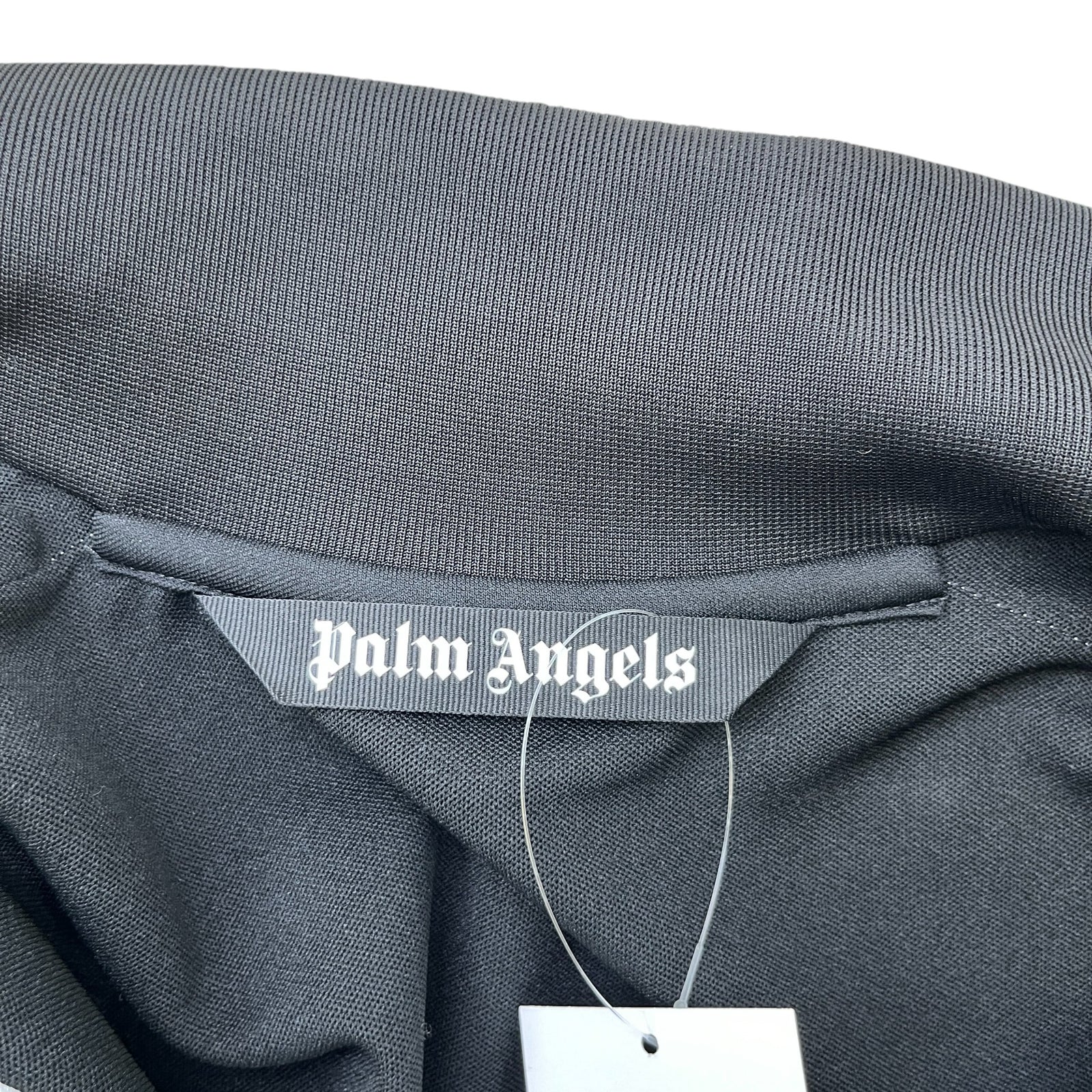 Men's Stripe Logo Track Jacket Black Size M - Photo 6