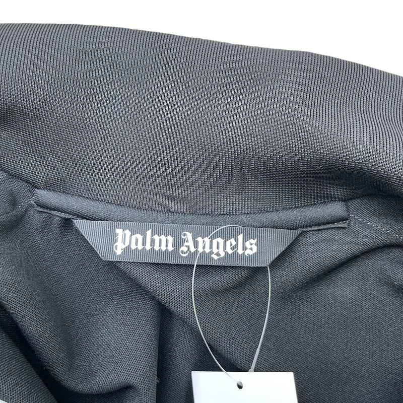 Men's Stripe Logo Track Jacket Black Size M