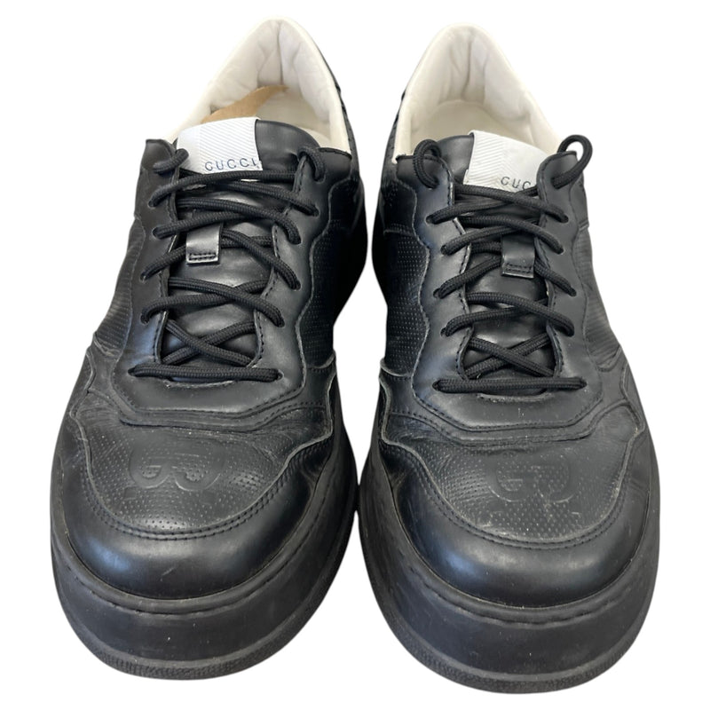 Men's GG Tennis Low Trainers Black Size UK 6.5 / EU 40.5